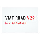 VMT Road  Invitations