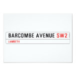 Barcombe Avenue  Invitations