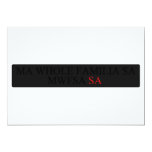 Ma whole familiA Sa             MWFSA  Invitations