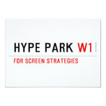 HyPE PARK  Invitations