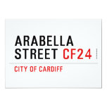 Arabella Street  Invitations