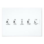 Axiel  Invitations