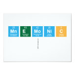 mnemonic
   Invitations