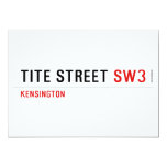 Tite Street  Invitations