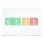 Mako  Invitations