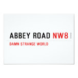 Abbey Road  Invitations