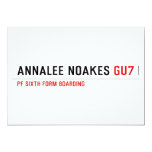 Annalee Noakes  Invitations