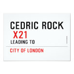 Cedric rock   Invitations