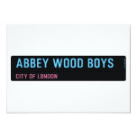 abbey wood boys   Invitations