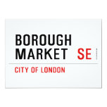 Borough  Market   Invitations