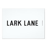 LARK LANE  Invitations