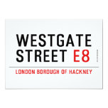 Westgate street  Invitations