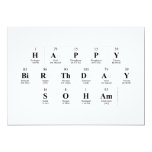 Happy
 Birthday
 Soham  Invitations