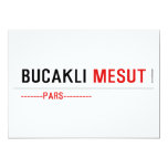 BUCAKLI  Invitations