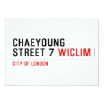 Chaeyoung Street 7  Invitations