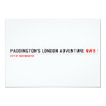 Paddington's London Adventure  Invitations
