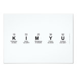 Kimyu  Invitations