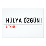 HÜLYA ÖZGÜN  Invitations