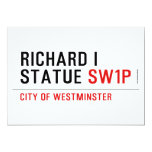 richard i statue  Invitations