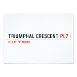 Triumphal Crescent  Invitations