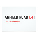 Anfield road  Invitations