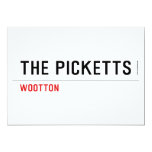 the picketts  Invitations