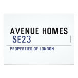 Avenue Homes   Invitations