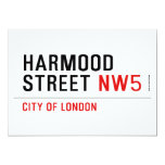 Harmood  Street  Invitations
