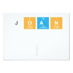 JOAN
 
   Invitations