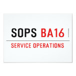 SOPS  Invitations