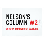 nelson's column  Invitations