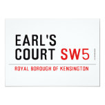 earl's court  Invitations