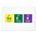 Geek  Invitations