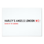 Harley’s Angels London  Invitations
