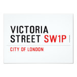 Victoria Street  Invitations