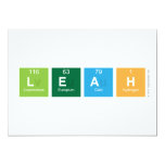 Leah  Invitations