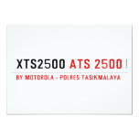 XTS2500  Invitations