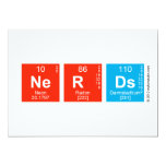 Nerds  Invitations