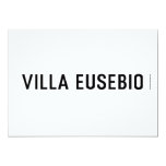 Villa EUSEBIO  Invitations