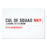 Cul De Squad  Invitations