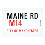 MAINE RD   Invitations