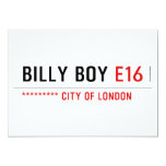 Billy boy  Invitations