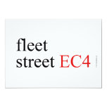 fleet  street  Invitations