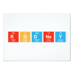 Rodney  Invitations