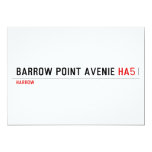 Barrow Point Avenie  Invitations