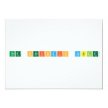 the periodic table  Invitations