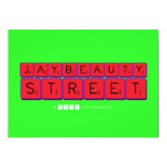 JayBeauty
 Street  Invitations