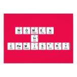 WOMEN 
 IN 
 CHEMISTRY  Invitations