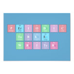 Periodic
 Table
 Writer  Invitations