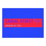 Casual Street  Invitations
